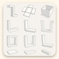  Gipskarton-Formteile 