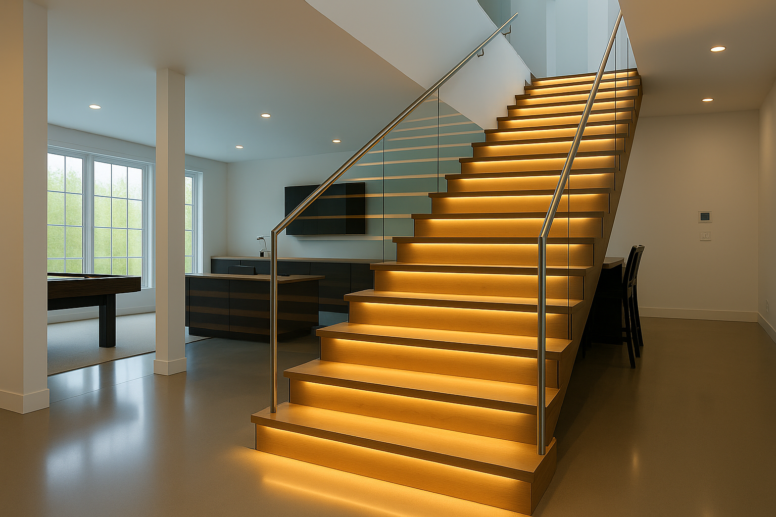LED Treppen Beleuchtung