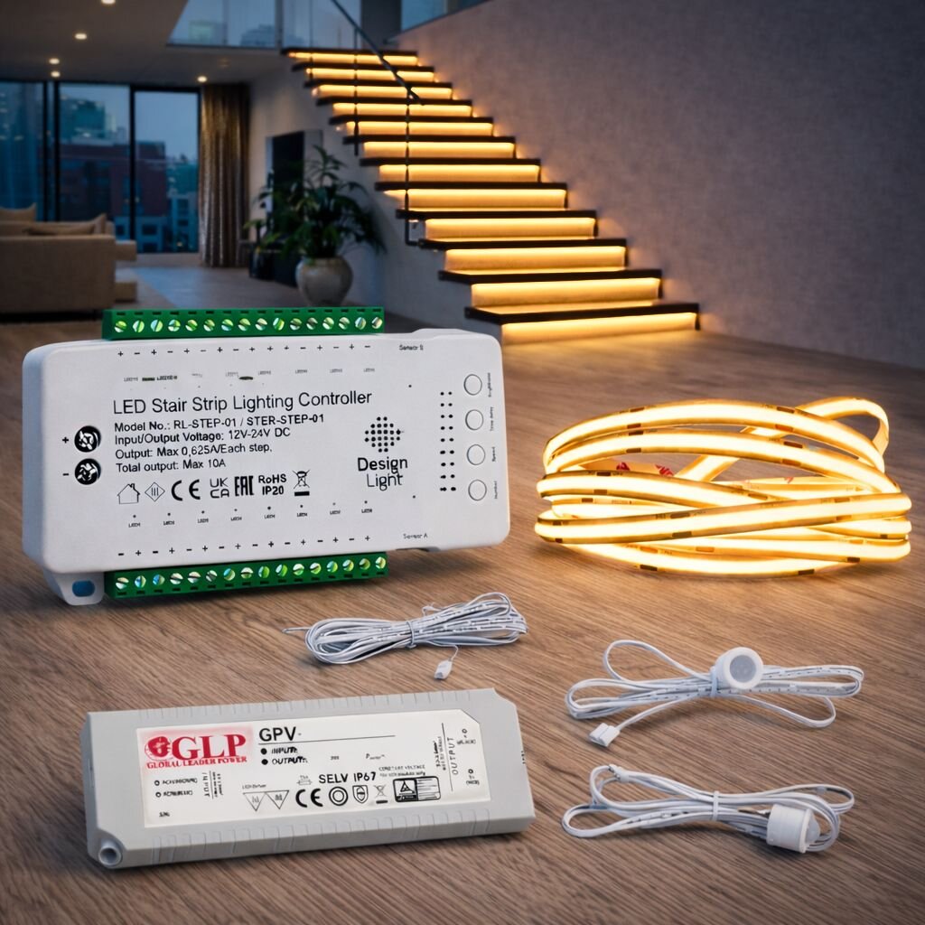 Treppenlicht-Steuerung mit Bewegungsmeldern