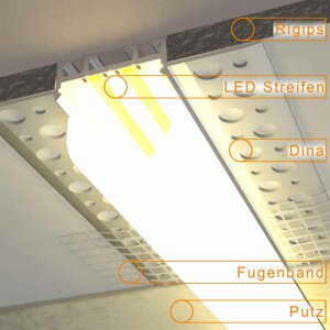 Abdeckung DINA milchig click