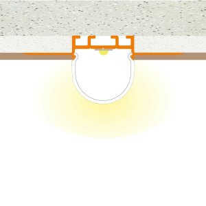 Abdeckung DINA milchig click