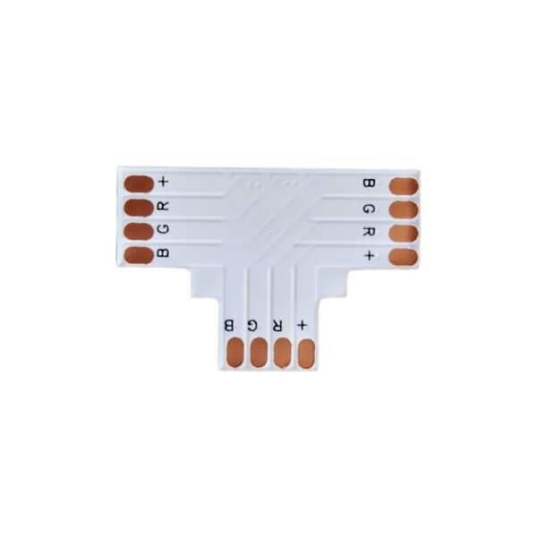 T-Verbinder / Eckverbinder für 10mm RGB LED Streifen