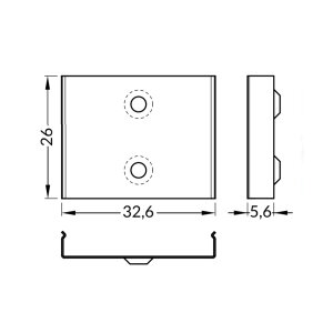 2er Montageset W-W für Wide