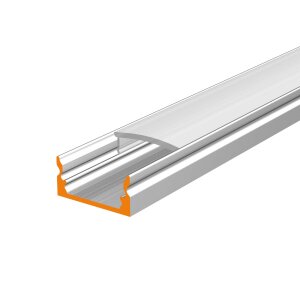 CARDA17 2 Meter silber milchig click