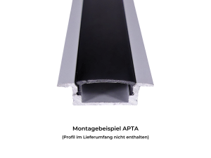 Abdeckung schwarz click Apta, Humi, Resu, Riva, Walle12,...