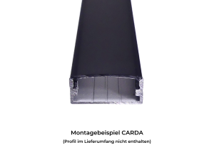 Abdeckung schwarz click CARDA, DURA, VIVI