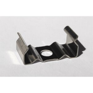 APTA 200 cm weiss milchig click mit Endkappen + 2 Stück Halter