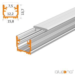 LED Aluprofil FLOOR – Boden- & Treppenprofil...
