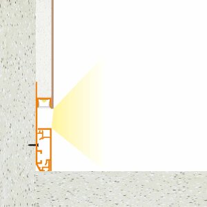 PRESO18 200 cm milchig click ohne Endkappen