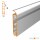 LED Sockelprofil EWAN10 100 cm eloxiert milchig click ohne Endkappen keine