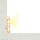 LED Sockelprofil EWAN10 100 cm eloxiert milchig click ohne Endkappen keine