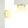 LED Aluprofil WIDE 200 cm eloxiert Abdeckung milchig slide mit Endkappen + 2 Stück Halter