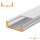 LED Aluprofil WIDE 200 cm weiss milchig slide