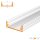 LED Aluprofil WIDE 200 cm weiss milchig slide