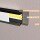 LED Aluprofil SLIM schwarz 200 cm satiniert