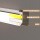LED Aluprofil SLIM weiss 200 cm satiniert