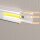 LED Aluprofil SURFACE weiss 200 cm milchig click