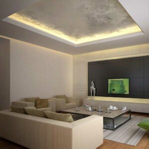 LED Aluprofil QUSA 200 cm eloxiert Abdeckung  milchig