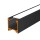 LED Aluprofil LINEA 49.5 cm schwarz milchig slide