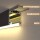 LED Aluprofil LINEA 100 cm schwarz mit Endkappen