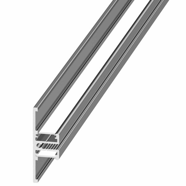 LED Aluprofil BACK 49.5 cm eloxiert milchig