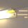 LED Aluprofil CABI 200 cm eloxiert milchig slide