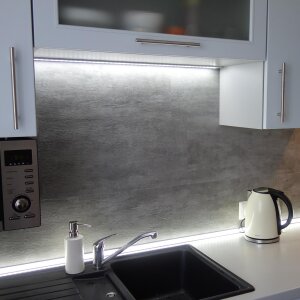 LED Eckprofil CABI 200 cm eloxiert transparent slide