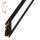 LED Aluprofil FLAT 100 cm schwarz milchig + 2 Stück Halter