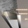 LED Aluprofil FLAT 100 cm schwarz milchig + 2 Stück Halter