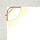 LED Aluprofil NITO 49.5 cm weiss transparent click ohne Endkappen keine