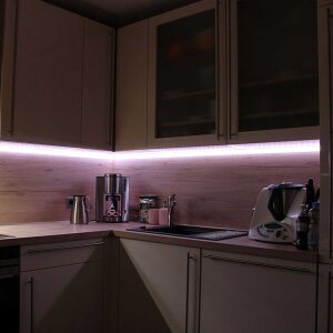 LED Aluprofil RIVA 49.5 cm eloxiert keine ohne Endkappen keine