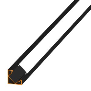 LED Aluprofil RIVA 49.5 cm eloxiert keine ohne Endkappen keine