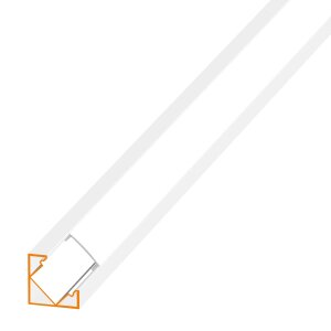 LED Aluprofil RIVA 49.5 cm eloxiert keine ohne Endkappen keine