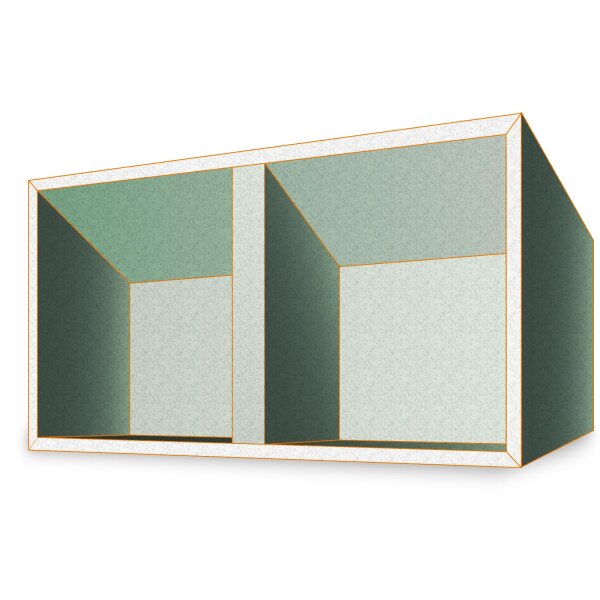 Wandnische 60x30cm für Trockenbau unbeleuchtet 162,5 mm