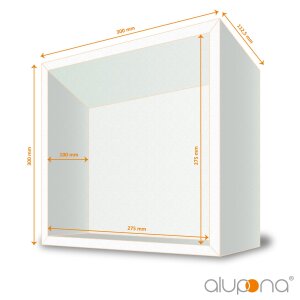 Duschkasten 30x30 cm unbeleuchtet