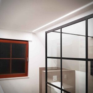 Gipsplatte mit Profil L-Format