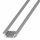 LED Aluprofil GROOVE 100 cm eloxiert milchig slide