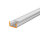 LED Aluprofil SLIM schwarz 200 cm mit Endkappen + 4 Stück Halter