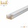 LED Aluprofil SLIM schwarz 200 cm mit Endkappen + 4 Stück Halter