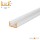 LED Aluprofil SLIM schwarz 200 cm mit Endkappen + 4 Stück Halter