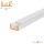 LED Aluprofil SLIM schwarz 200 cm mit Endkappen + 4 Stück Halter