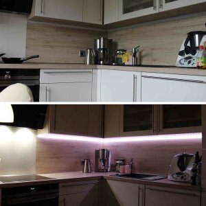 LED Aluprofil NITO 200 cm weiss milchig click ohne Endkappen 4 Stück