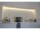 Duschnische 60x30cm beleuchtet mit Einbaukragen 162,5 mm warmweiss 3000K
