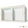 Duschnische 60x30cm beleuchtet mit Einbaukragen 162,5 mm warmweiss 3000K