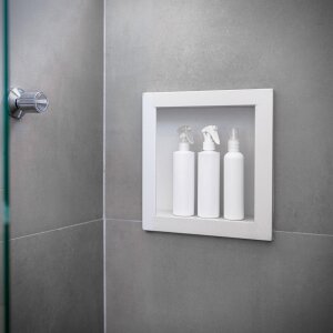 Duschnische 30x30cm mit Beleuchtung 112,5 mm warmweiss 3000K