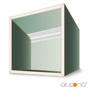 Duschnische 30x30cm mit Beleuchtung 112,5 mm warmweiss 3000K