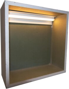 Duschnische 30x30cm mit Beleuchtung 112,5 mm warmweiss 3000K