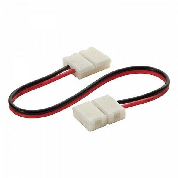 Beidseitiger LED Schnellverbinder inkl. Kabel für 8mm LED Streifen