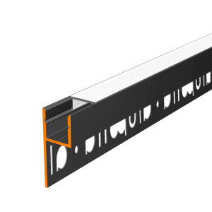 MOLA-UP schwarz gestanzt 200 cm, Abdeckung milch