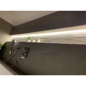 MOLA-UP schwarz gestanzt 200 cm, Abdeckung milch